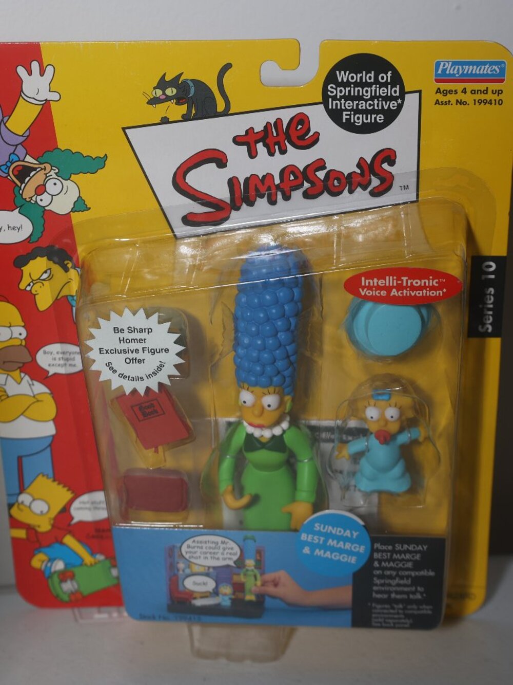 Simpsons World of Springfield Series 10 SUNDAY BEST MARGE & MAGGIE Figure NEW